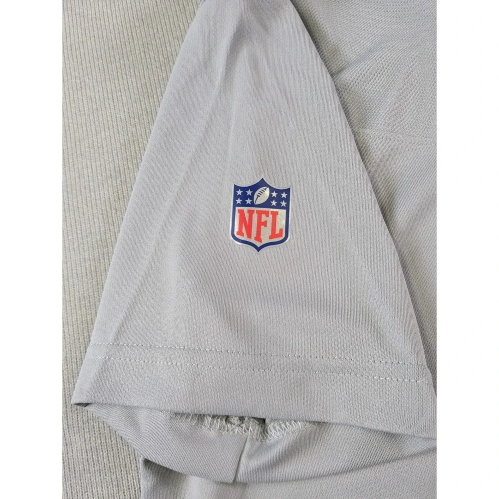 Cleveland Browns Shirt Womens Large Gray Nike Dri-Fit Training New Short Sleeve
